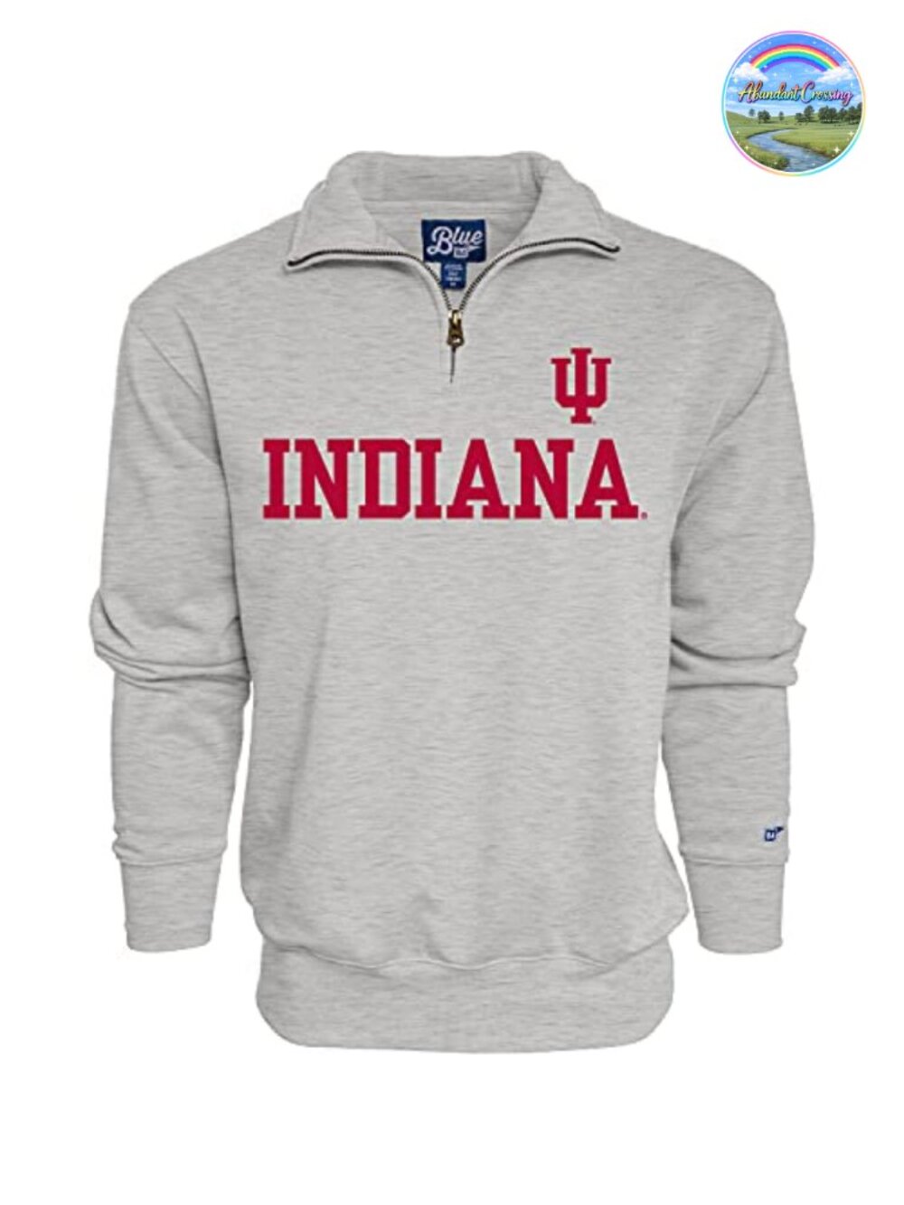 Men's Quarter Zip Sweatshirt NCAA Fleece Graphic Long Sleeve